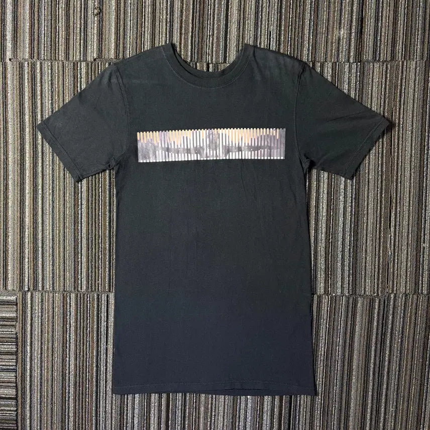 [BUNJANG] Jordan Bar Graphic Printing Black Short-Sleeve T-Shirt / 조던 바 그래픽 프린팅 블랙 반팔 티셔츠