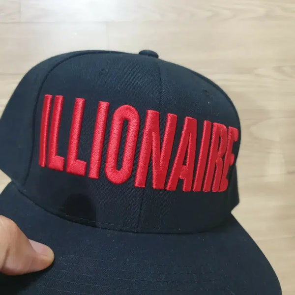 [BUNJANG] Illionaire Snapback Black Red / 일리네어 스냅백  블랙 레드