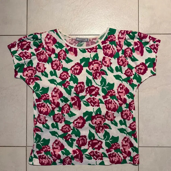 [BUNJANG] Yves Saint Laurent Flower T-Shirt / Yves Saint Laurent Flower T-Shirt