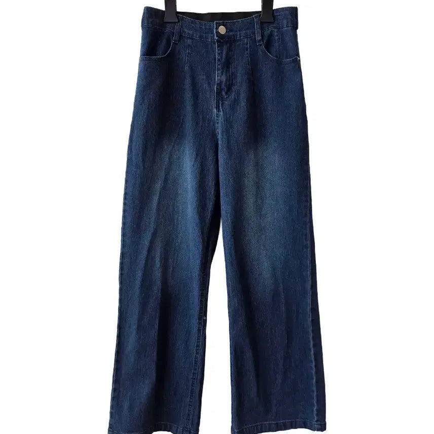 [BUNJANG] Kim Young Joo Golf Back-Banding Wide Denim Pants / 55/김영주골프 뒷밴딩 와이드데님팬츠