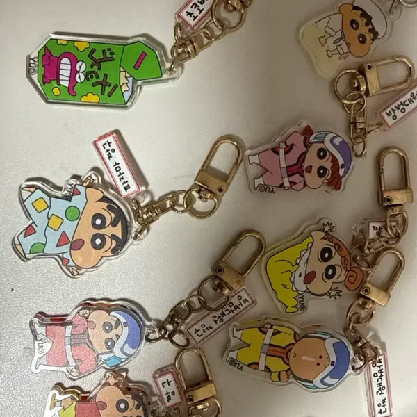 [BUNJANG] Crayon Shin-chan Character Acrylic Keyring / 짱구는못말려 캐릭터 아크릴 키링