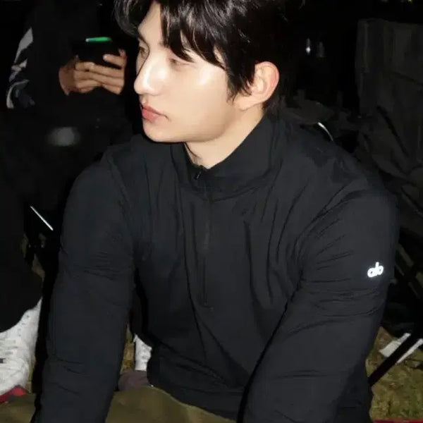 [BUNJANG] ALO Half Zip-Up Long Sleeve Shirt / S) 알로 하프집업 롱슬리브 새상품