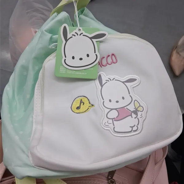 [BUNJANG] Sanrio Pochacco Drawstring Backpack / 산리오 포차코(포챠코) 복조리 가방(백팩)