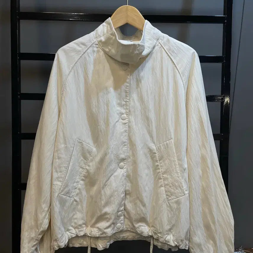 [BUNJANG] MOHAN Cream Stand Collar Set-in Jacket / [S] 모한 크림 스탠드카라 셋인 자켓 3.9