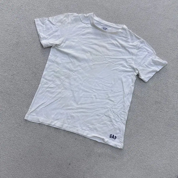 [BUNJANG] GAP Men's Logo T-Shirt (Size Check) / 100 갭 남성 로고 반팔 티셔츠 (오염확인) 0622E