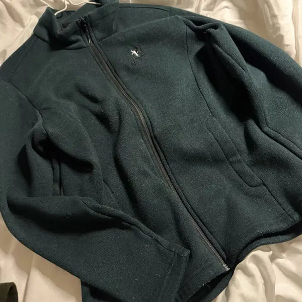 [BUNJANG] Black Yak Fleece Zip-Up Dark Green / 블랙야크 후리스 집업 짙은 녹색