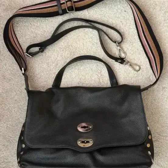 [BUNJANG] Zanellato Postina Black Leather Bag / *새상품*자넬라토 포스티나 블랙 가방