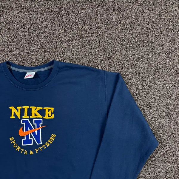 [BUNJANG] Nike Big Logo Sweatshirt / 나이키 스포츠 앤 피트니스 빅로고 맨투맨
