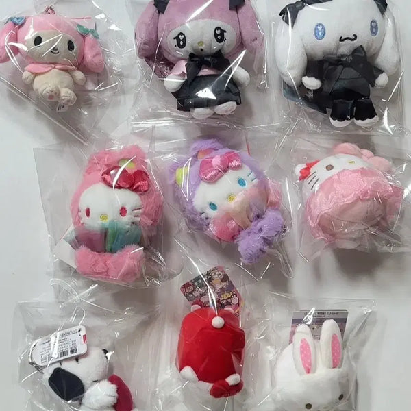 [BUNJANG] Sanrio Mascot Keychain / 산리오 인형 마스코트 키링 재고 판매