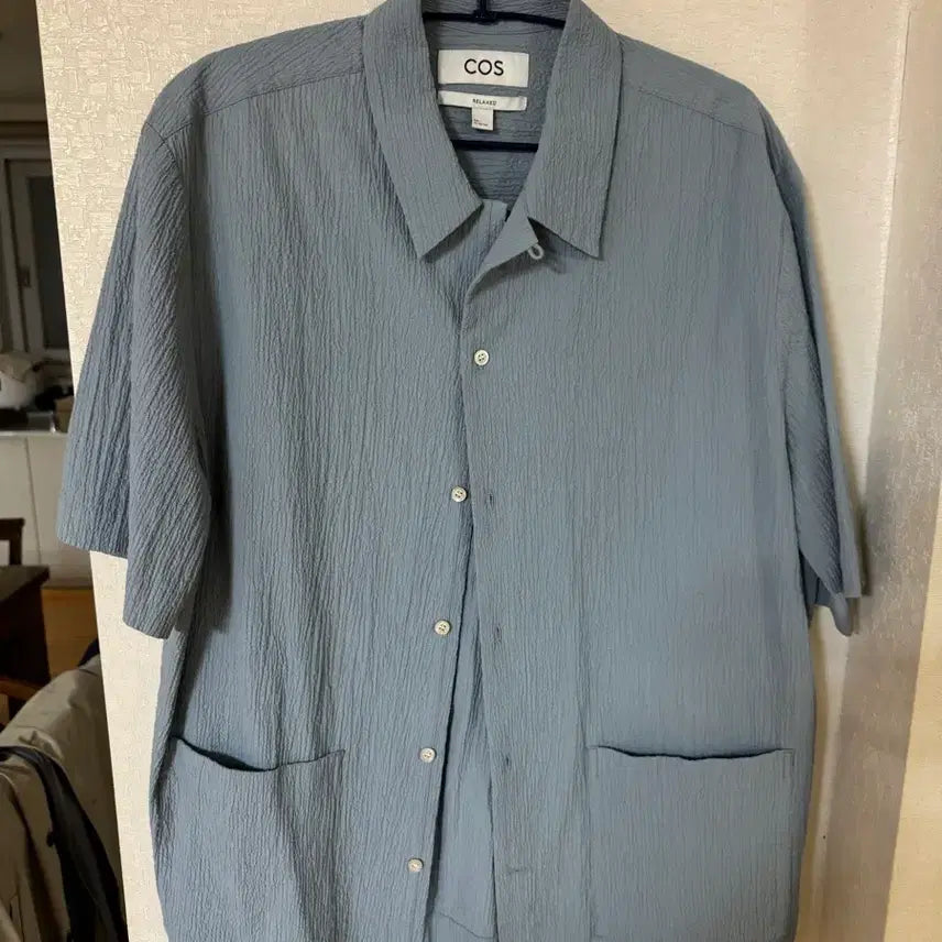 [BUNJANG] Cos Short Sleeve Shirt - Size L / Cos 반팔셔츠 L사이즈