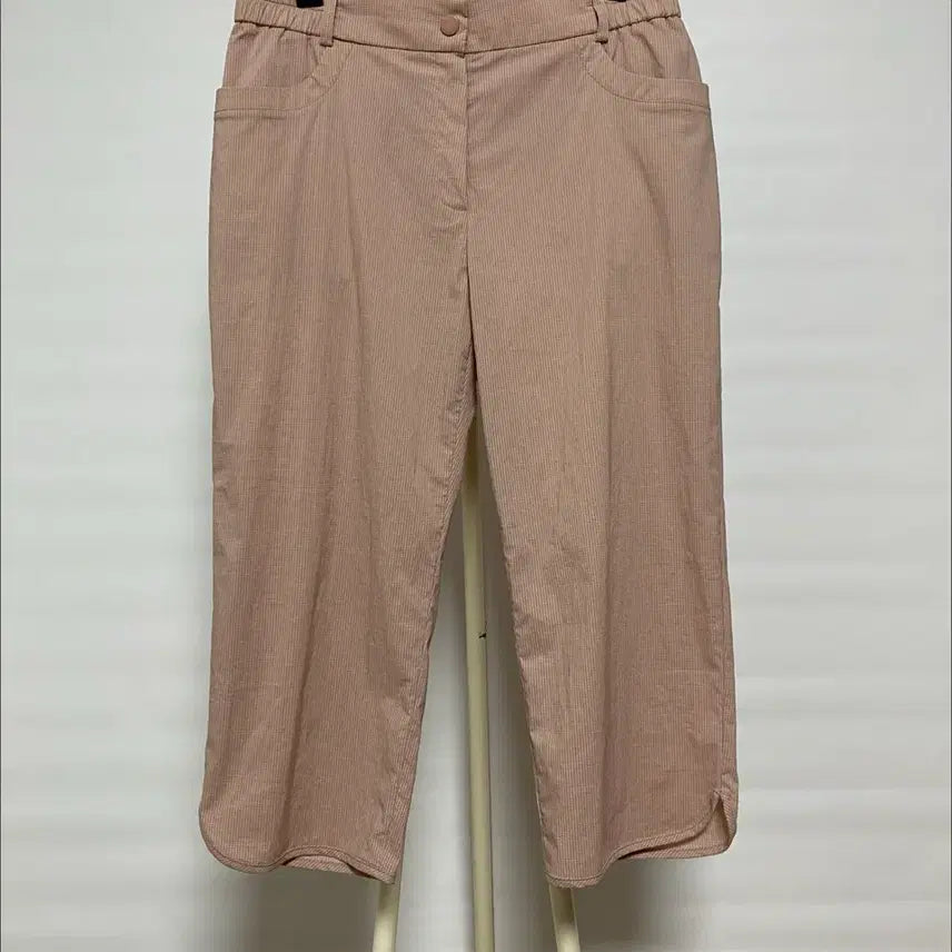 [BUNJANG] PAT Women's 7/10 Length Checkered Pants (Waist 70cm) / PAT 여성 7부 체크 바지 70cm