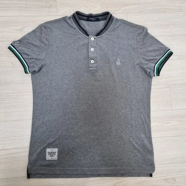 [BUNJANG] Beanpole Short-Sleeve Polo Shirt Grey (Size 105) / 빈폴 반팔 카라티 그레이(105)