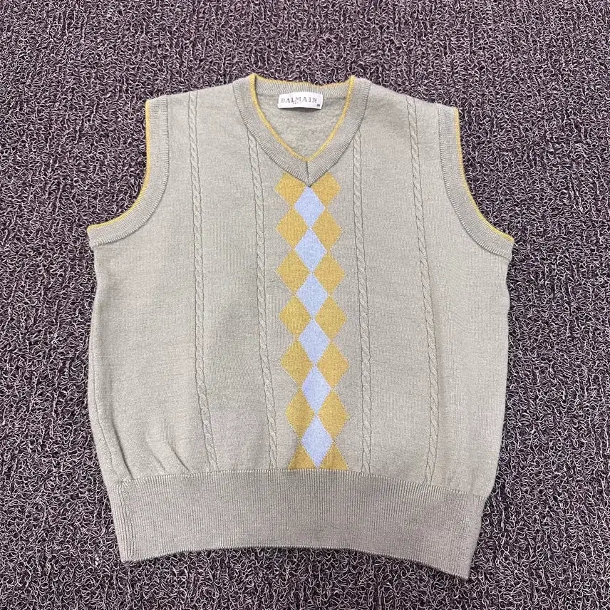 [BUNJANG] Balmain Women's Knit Vest Size 55 / BALMAIN 발망 여성 니트 조끼 베스트 55사이즈