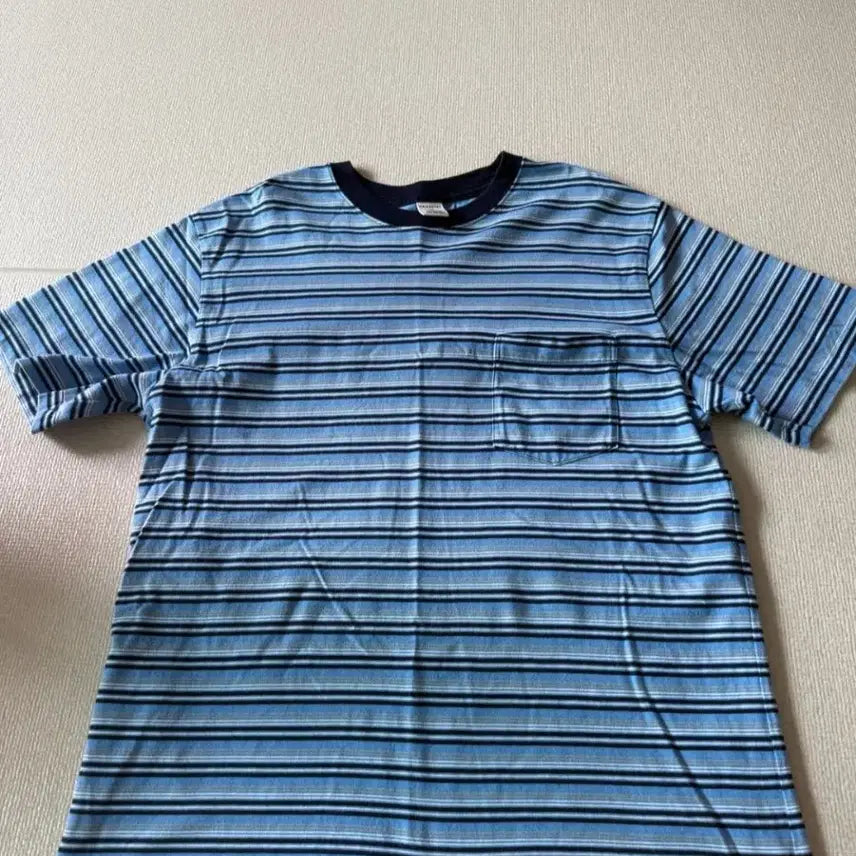 [BUNJANG] Kkix Border S/S Tee Blue / 카키스 보더티 Border S/S Tee Blue 2사이즈