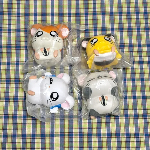 [BUNJANG] Bandai Banga Banga Hamtaro Punipuni Sofubi Figure Gacha Bundle Set / 반다이 방가방가 햄토리 푸니푸니 소프비 피규어 가챠 일괄