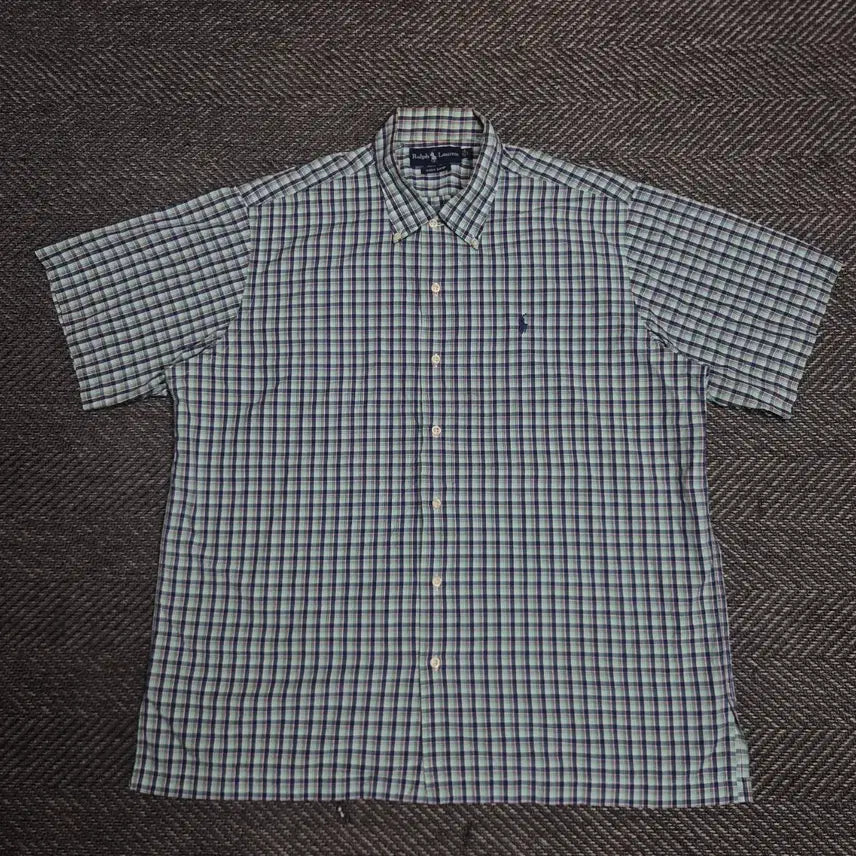 [BUNJANG] 90s Polo Ralph Lauren Andy Camp Short Sleeve Shirt XL / [실측XL]90s 폴로 캠핑셔츠 엔디캠프 -A452