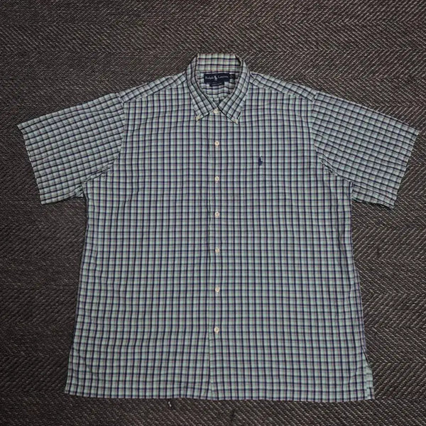 [BUNJANG] 90s Polo Ralph Lauren Andy Camp Short Sleeve Shirt XL / [실측XL]90s 폴로 캠핑셔츠 엔디캠프 -A452
