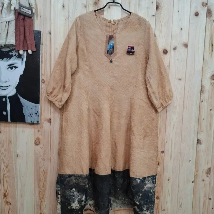 [BUNJANG] Natural Dye Rayon Dress / 천연염색 인견 원피스