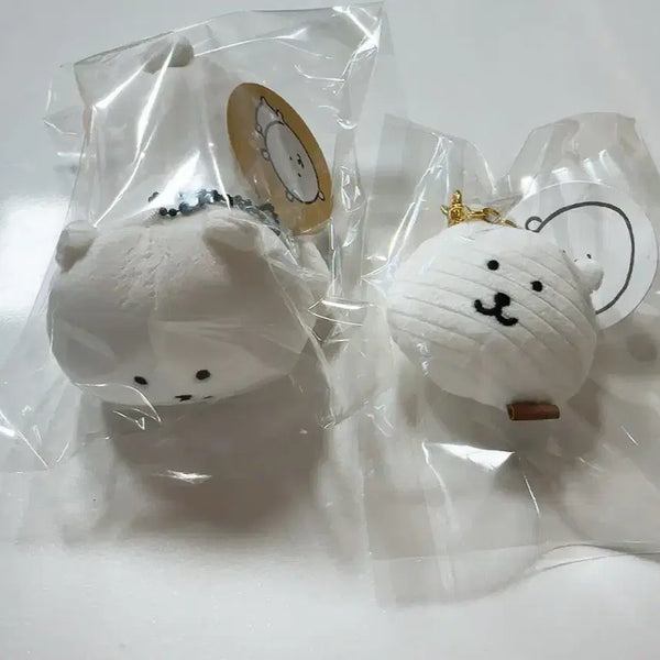 [BUNJANG] Nongdamgom 2-Piece Plush Bundle Set / 농담곰 2개 인형 일괄 키링 베개 손목인형 마스코트