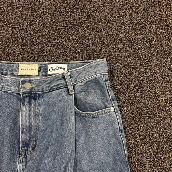 [BUNJANG] Vintage Cone Denim Wide Pants / 빈티지 Cone Denim 데님 와이드 팬츠