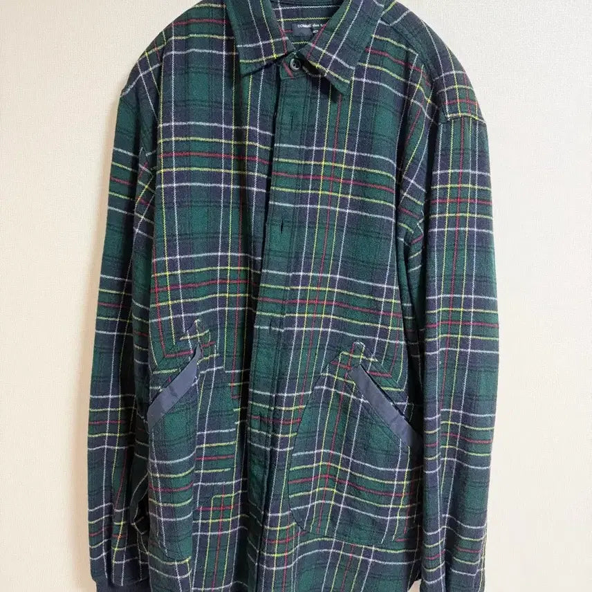 [BUNJANG] Homme Plus Pocket Wool Shirt / 꼼데옴므 포켓 울셔츠 사이즈L