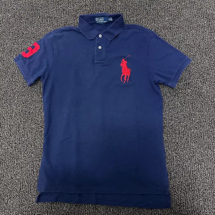 [BUNJANG] Polo Ralph Lauren Big Pony Polo T-Shirt Navy M / POLO 폴로 랄프로렌 빅포니 카라티 반팔티셔츠 네이비 M