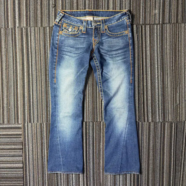 [BUNJANG] True Religion Medium Wash Bootcut Denim Pants / 트루릴리전 중청 부츠컷 데님 팬츠