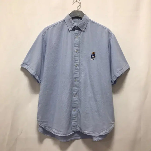 [BUNJANG] YALE Unisex Short Sleeve Shirt / YALE 예일 남여공용 반팔 셔츠(오버핏 95~100가능)