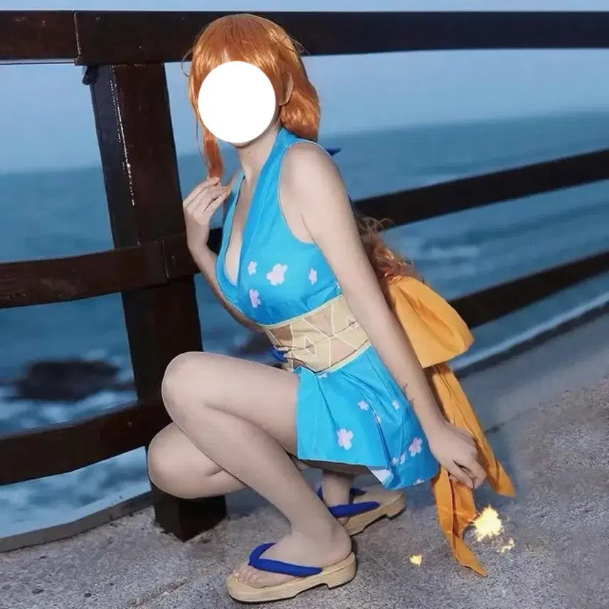 [BUNJANG] One Piece Nami Nanokuni Cosplay Halloween Costume / 원피스 나미 나노쿠니 코스프레ㅣ할로윈 코스튬