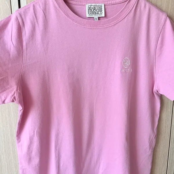 [BUNJANG] Marithe Francois Girbaud Pink T-Shirt S / 마리떼 프랑소와 저버드 핑크 반팔티 S