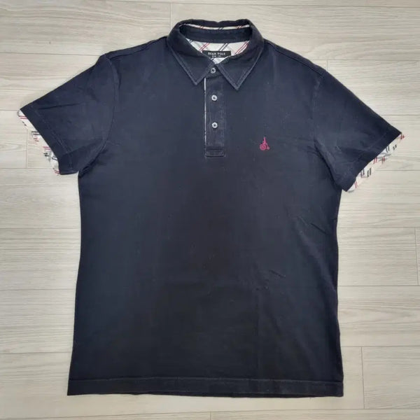 [BUNJANG] Beanpole Men's Black Collar T-shirt Size 100 / 빈폴 셔츠 남성 카라티 블랙(100)