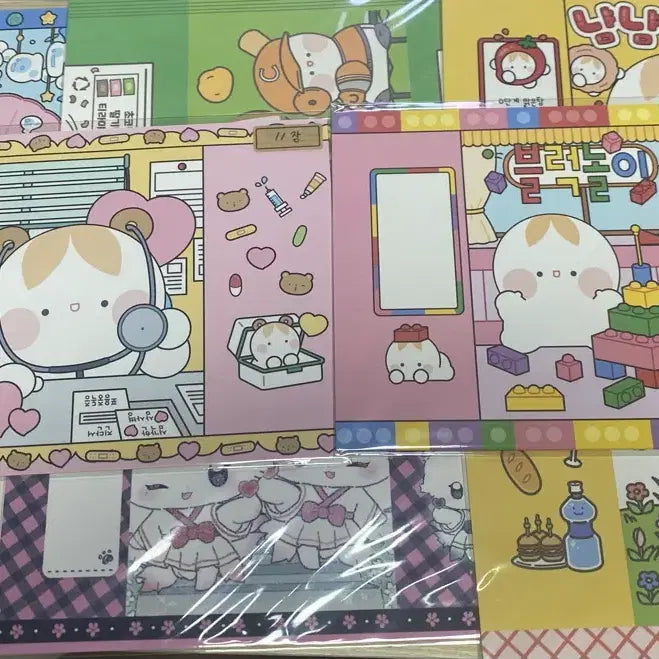 [BUNJANG] Assorted Wrapping Paper Bundle (97 Sheets) / 랩핑지 총 97장 믹스!