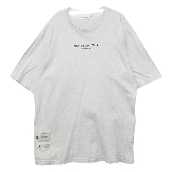 [BUNJANG] Fila Light Gray Short Sleeve T-Shirt XL / 휠라 라이트 그레이 반팔티 X-LARGE