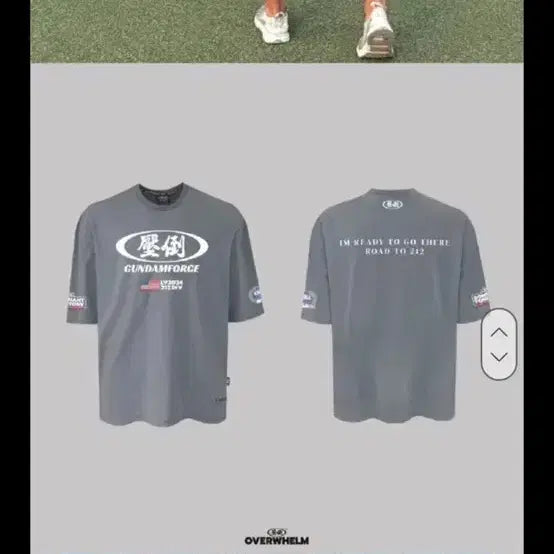 [BUNJANG] All-Rounder USA Flag T-Shirt (M, Gray) / 압도 올라운더 성조기