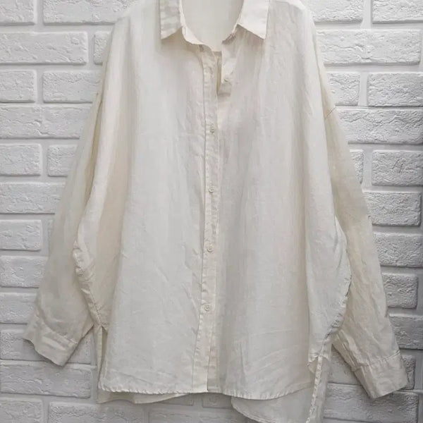[BUNJANG] ILMIRI Linen Oversized Shirt / A4787  린넨 오버핏 셔츠(ILMIRI)