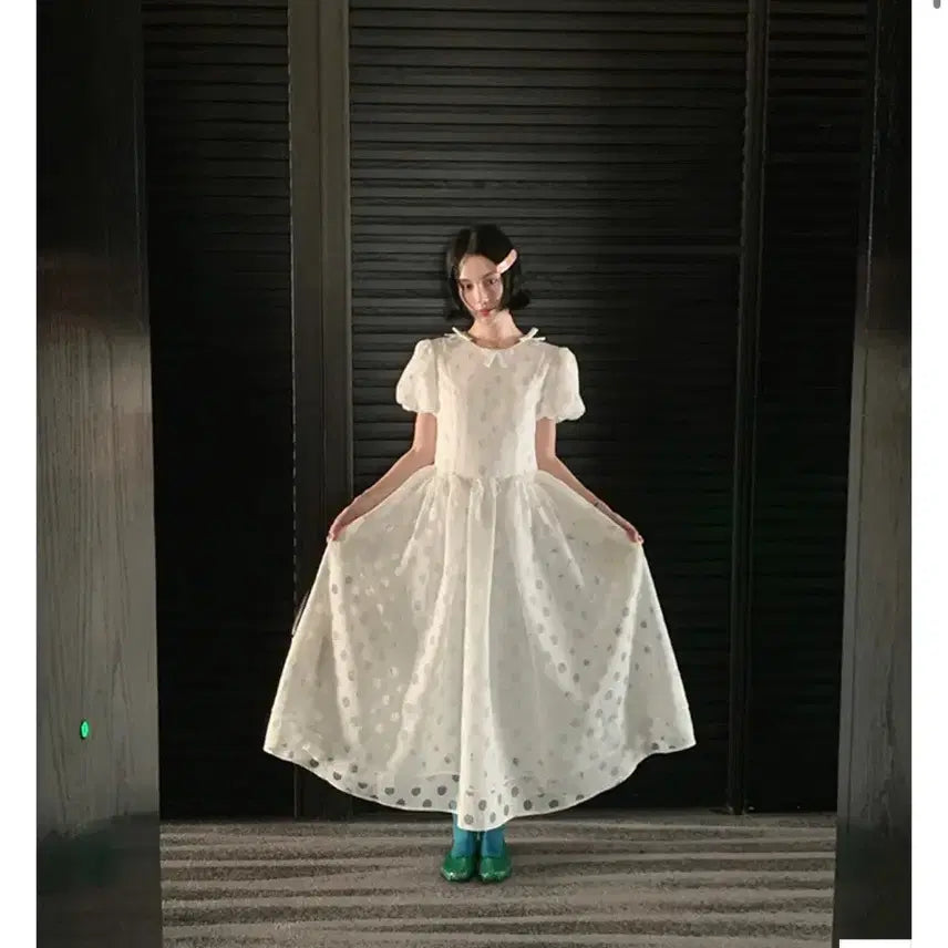 [BUNJANG] YOUTHKIT Polka Dot Dress / 셀프웨딩드레스 YOUTHKIT유스키트 도트 원피스