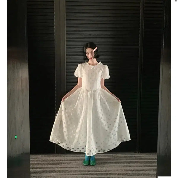 [BUNJANG] YOUTHKIT Polka Dot Dress / 셀프웨딩드레스 YOUTHKIT유스키트 도트 원피스