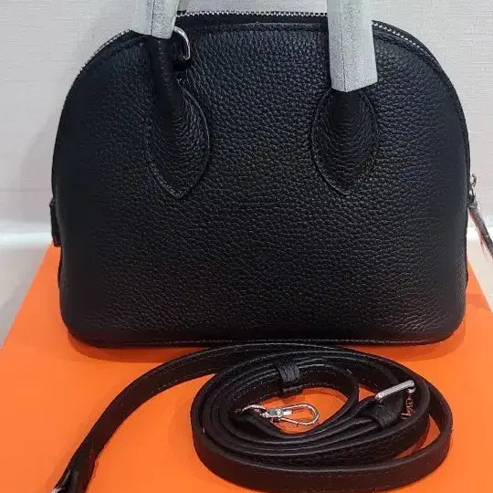 [BUNJANG] Handmade Togo Leather Mini Crossbody Bag / 천연 수제 가죽 가방 토고 가죽 노로고 미니 크로스백