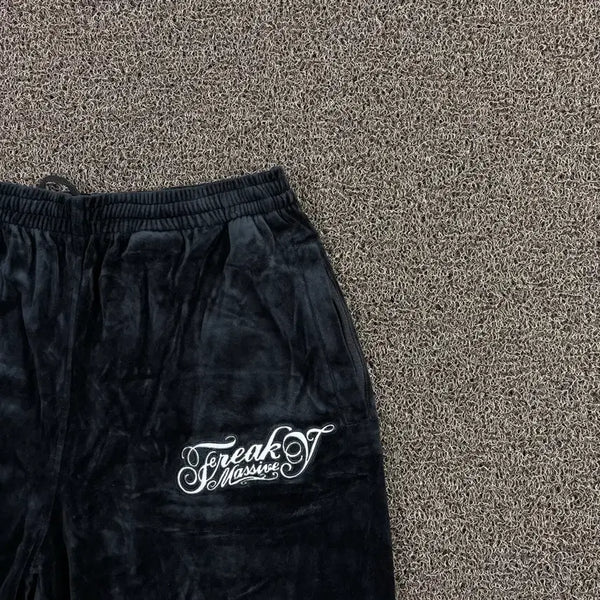 [BUNJANG] Freaky Massive Y2K Velour Track Pants / 프리키매시브 y2k 벨루어 트레이닝 팬츠