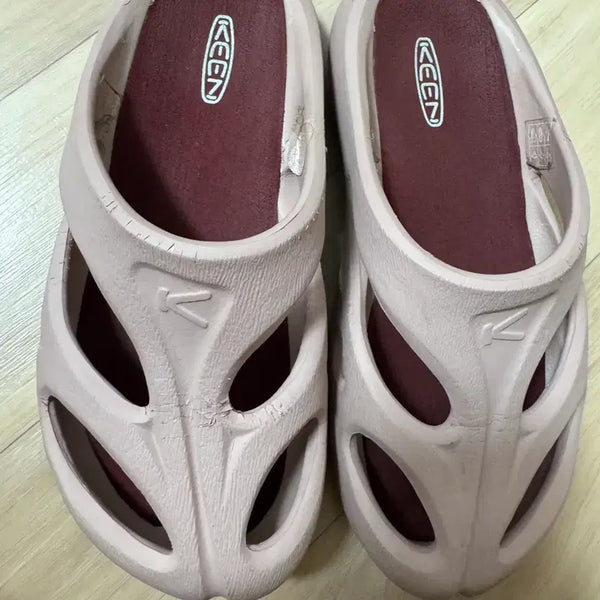 [BUNJANG] Kin Shanti Slide 230 Pink Sandals / 킨 샨티 슬라이드 230 핑크