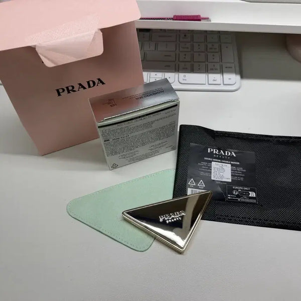 [BUNJANG] Prada Cushion LC5 & Double Mirror Set / 프라다 쿠션 lc5+ 프라다 더블 미러 거울