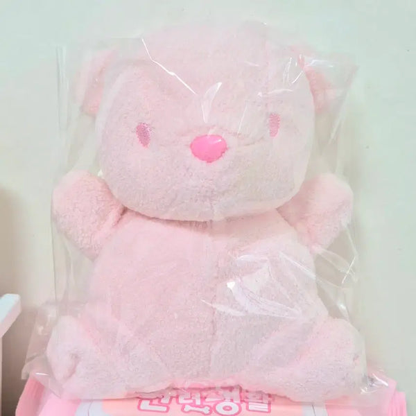 [BUNJANG] Vintage Pink Baby Angel Bear Doll / 고전 빈티지 핑크 분홍 아기 천사 곰 인형