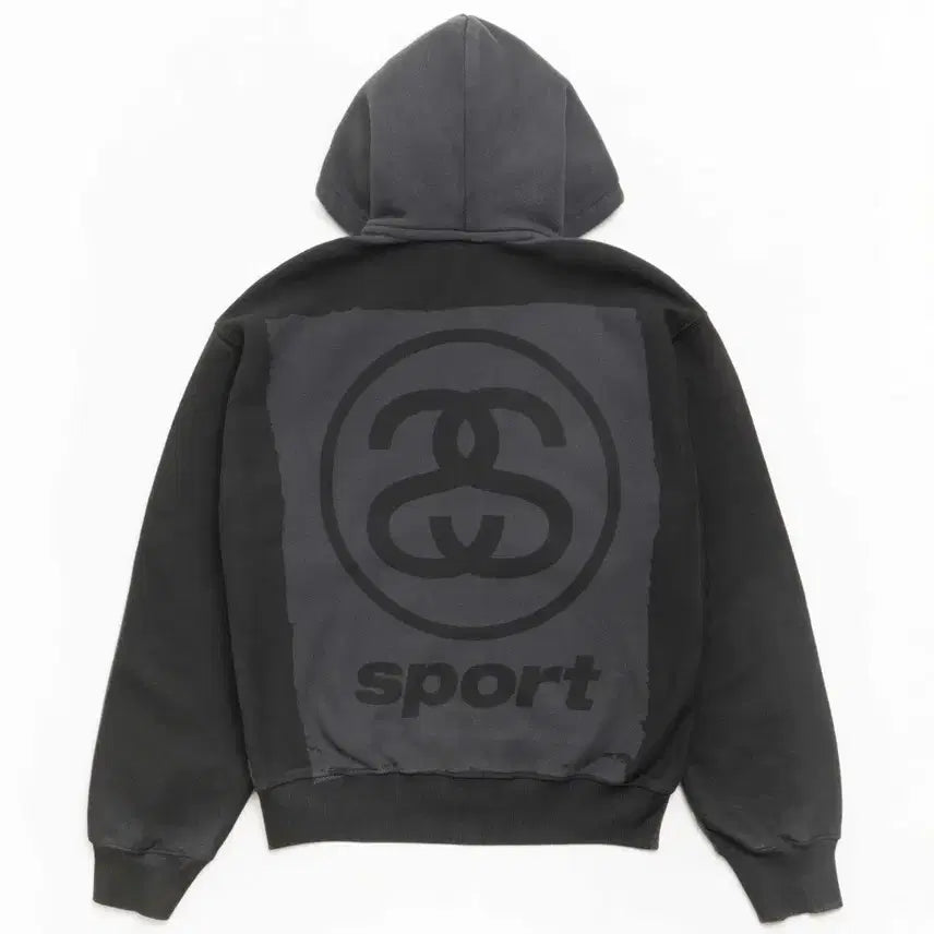 [BUNJANG] Stussy Link Sport Garment Dyed Hoodie Zip-up 26SS / [해외] 스투시 링크 스포츠 가먼트 다이드 후드집업 26SS