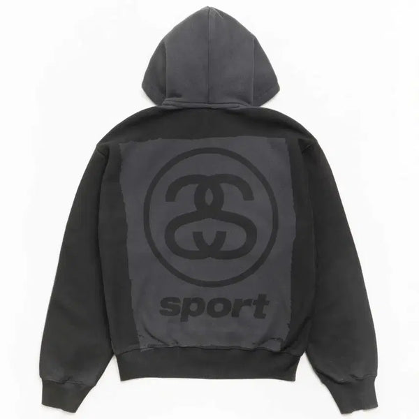 [BUNJANG] Stussy Link Sport Garment Dyed Hoodie Zip-up 26SS / [해외] 스투시 링크 스포츠 가먼트 다이드 후드집업 26SS