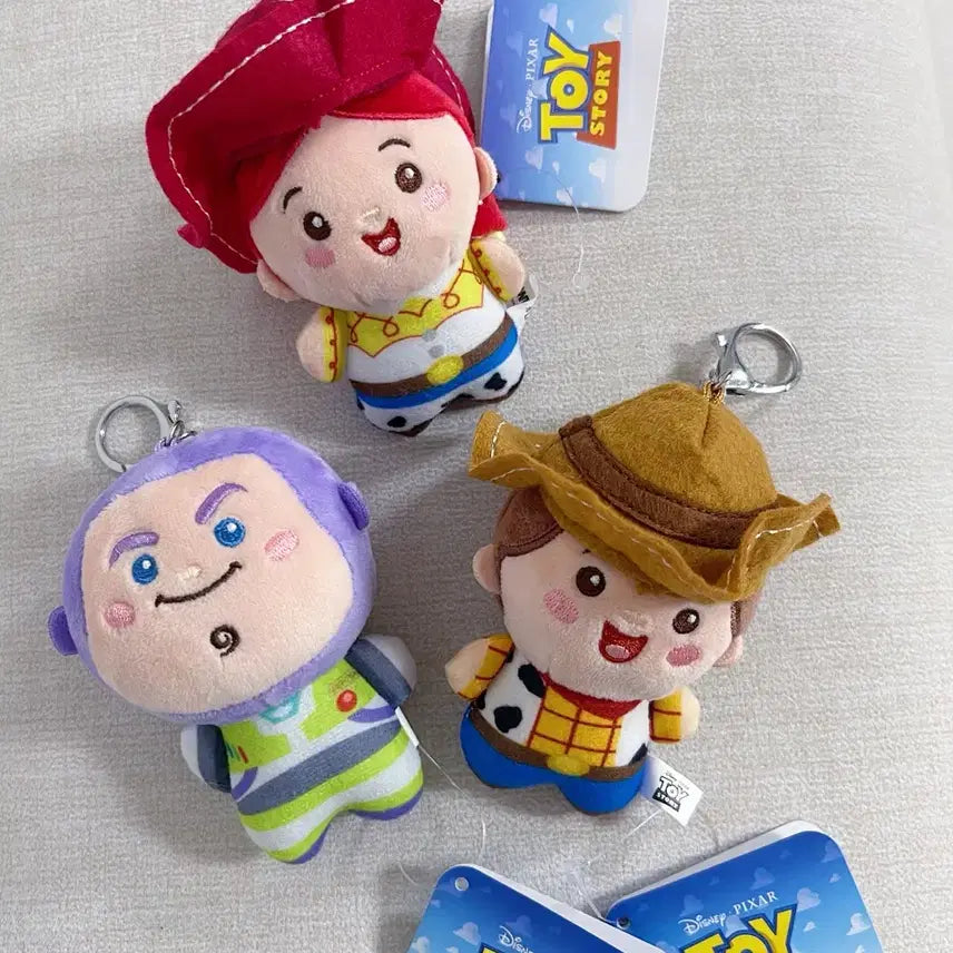 [BUNJANG] Disney Pixar Toy Story Woody & Buzz Lightyear Keychain Set / 토이 스토리 우디 버즈 키링 세트
