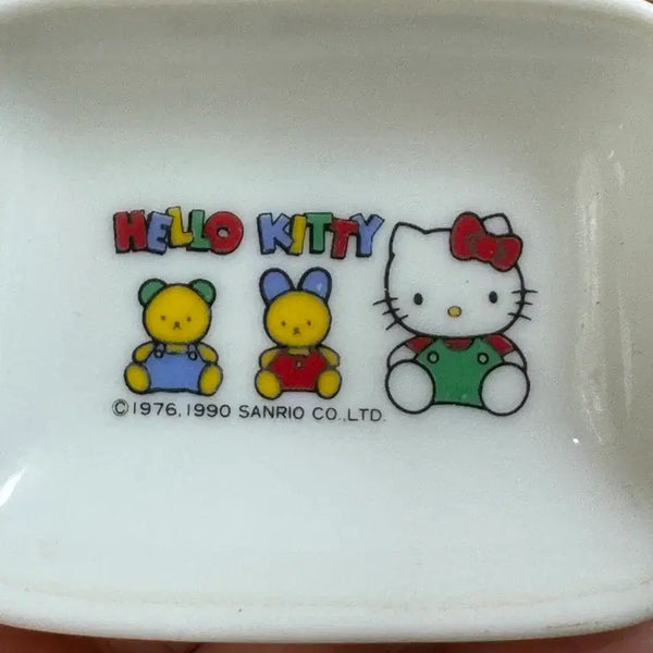 [BUNJANG] Sanrio Hello Kitty 1976 & 1990 Vintage Small Plates / 헬로키티 1976 1990 산리오 소  접시