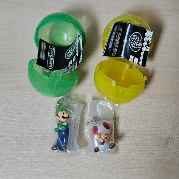 [BUNJANG] Super Mario Majirushi Gacha Luigi & Kinopio Bundle Set / 슈퍼마리오 메지루시 가챠 루이지, 키노피오 일괄