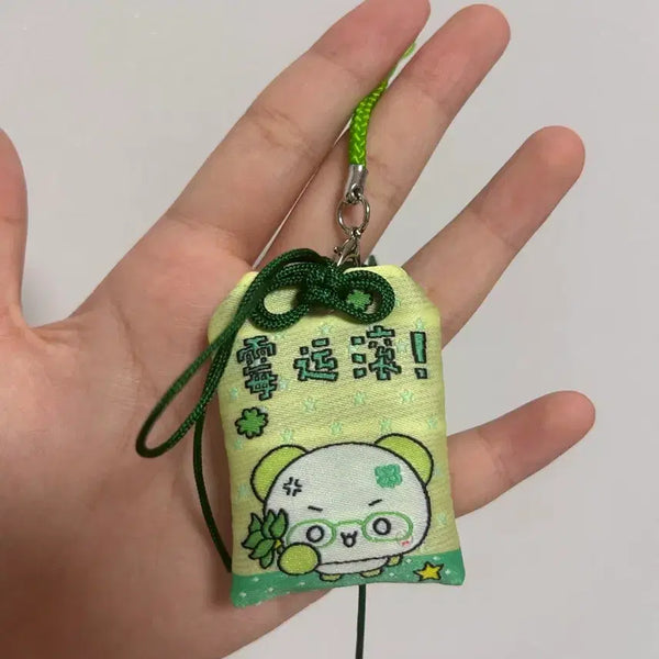 [BUNJANG] Melon Panda Amulet Pouch / 부적 파우치 판다 캐릭터 <급처> 오마모리
