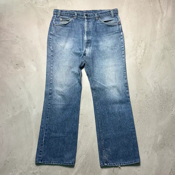 [BUNJANG] Levi's 517 Orange Tab 90s USA Bootscut Jeans / [38/32] 90s USA 리바이스 517 부츠컷 오렌지탭 중청 연청