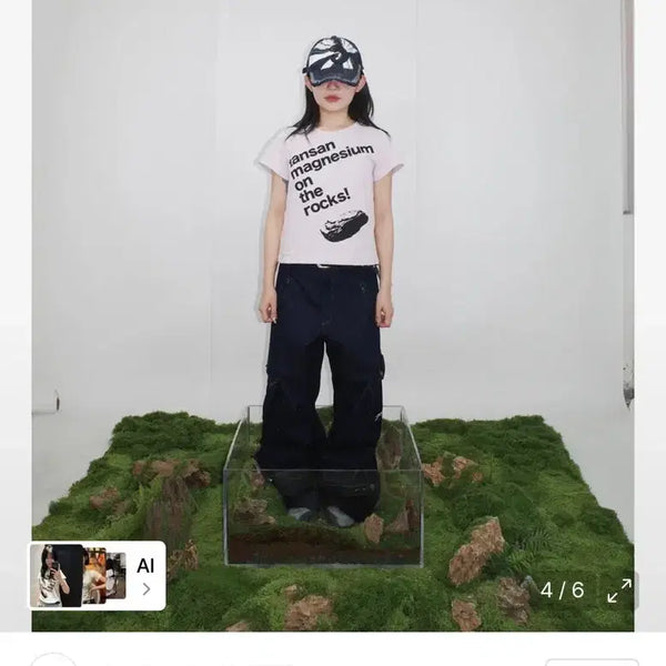 [BUNJANG] Magnesium Carbonate T-Shirt Size 1 / 탄산마그네슘 티셔츠 1사이즈